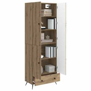 Sada skříněk 2 pcs Dub artisan Kompozitní dřevo - obrázek 2