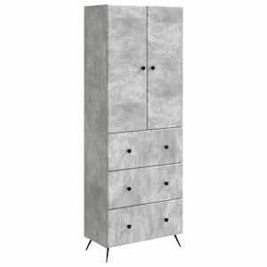 Sada skříněk 2 pcs Betonově šedá 66 x 34,5 x 90 cm - obrázek 1