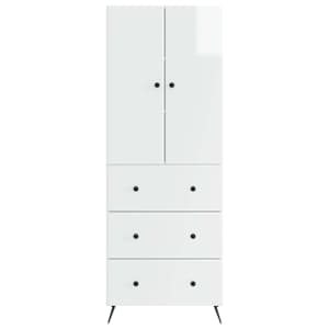 Sada skříněk 2 pcs Bílá s vysokým leskem 66 x 34,5 x 90 cm - obrázek 4