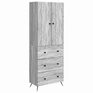 vidaXL Kapi Komplekt 2 tk 66 x 34,5 x 90 cm Tehispuit Hall Sonoma