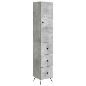 Sada skříněk 2 pcs Betonově šedá 34,5 x 34,5 x 90 cm - obrázek 1