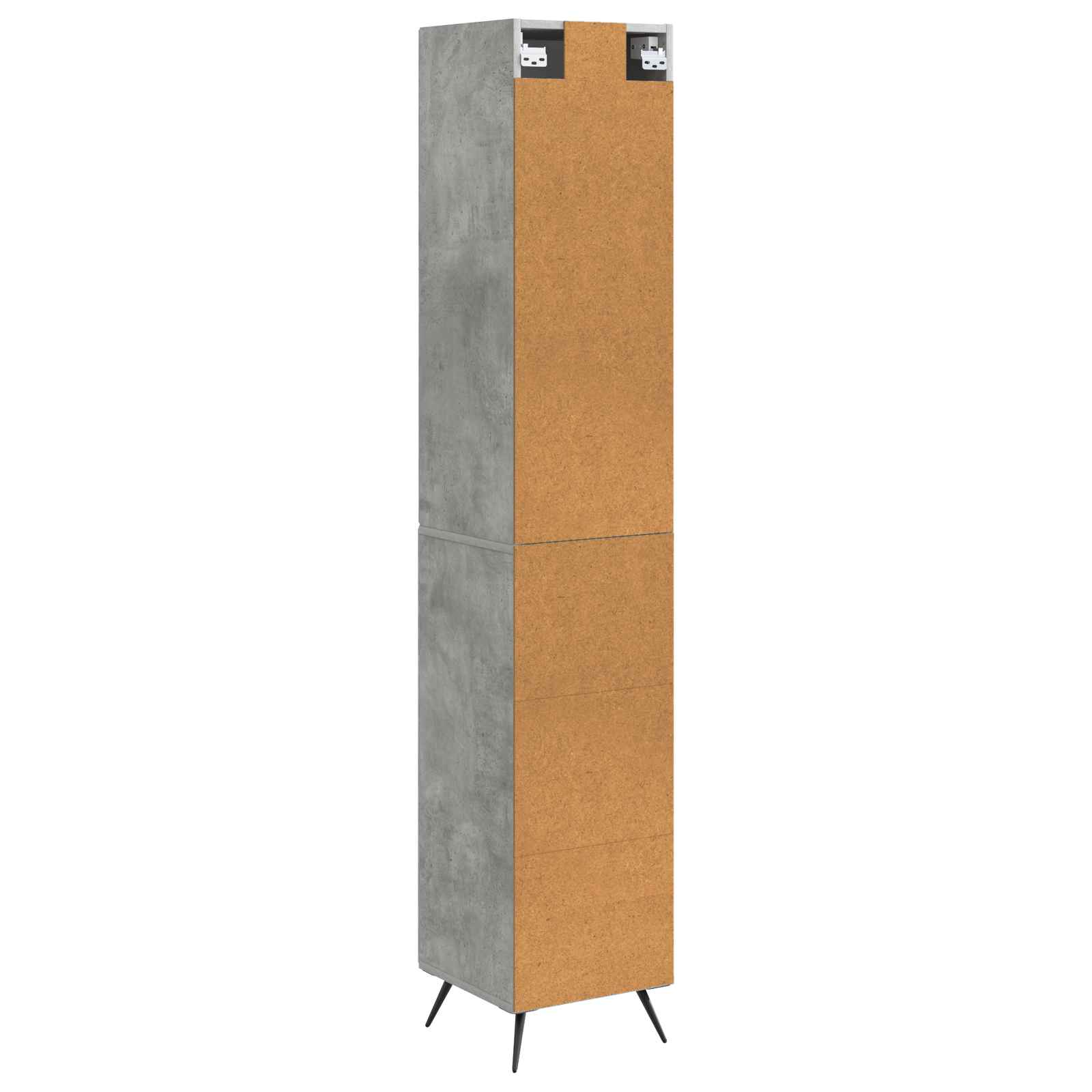 Kaappisarja 2 pcs Betoninharmaa 34,5 x 34,5 x 90 cm - Image 6