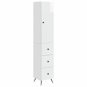 Sada skříněk 2 pcs Bílá s vysokým leskem 34,5 x 34,5 x 90 cm - obrázek 1