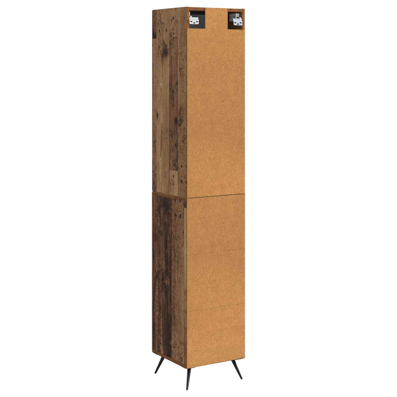 Kaappisarja 2 pcs Vanha puu 34,5 x 34,5 x 90 cm Tekninen puu - Image 6
