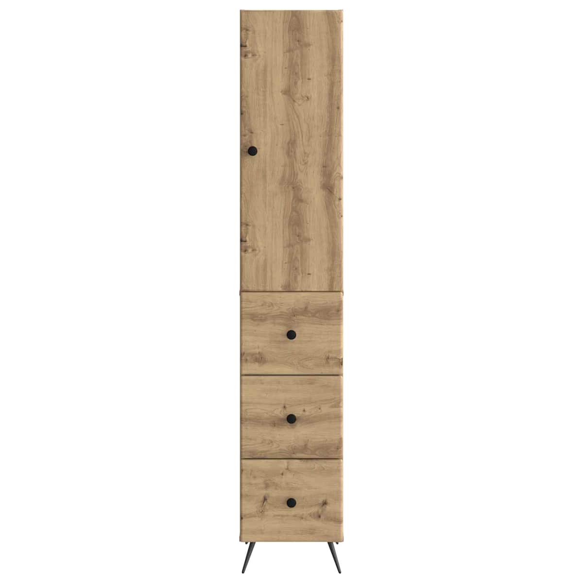 Skab Sæt 2 stk. 34,5 x 34,5 x 90 cm Konstrueret træ - Billede 5