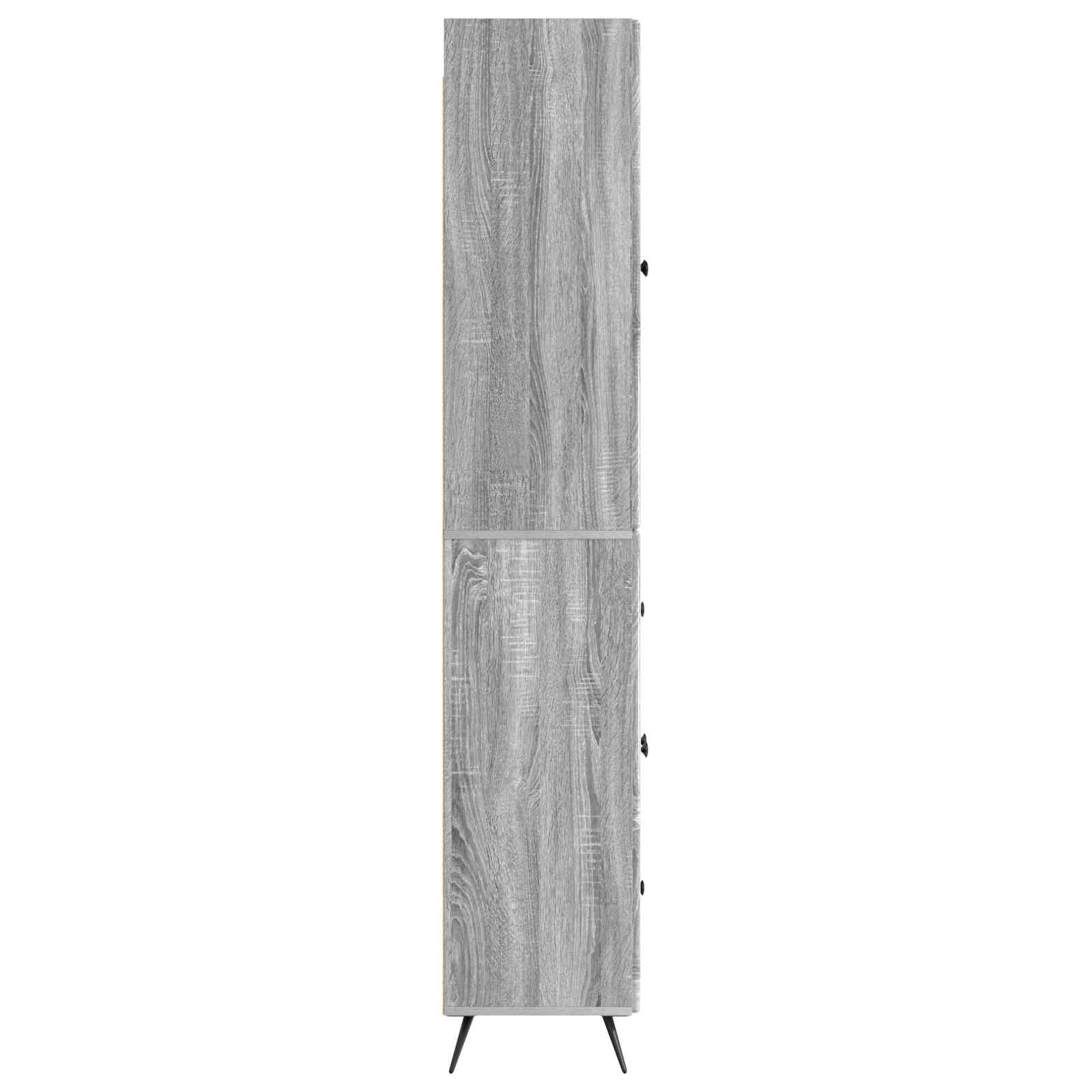 Set omar 2 pcs Siva Sonoma Inženirski les - slika 6