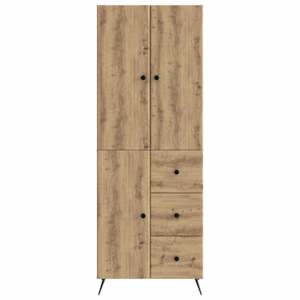 Sada skříněk 2 pcs Dub artisan Kompozitní dřevo - obrázek 4