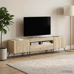 5-delna LED TV omarica Sonoma hrast Inženirski les