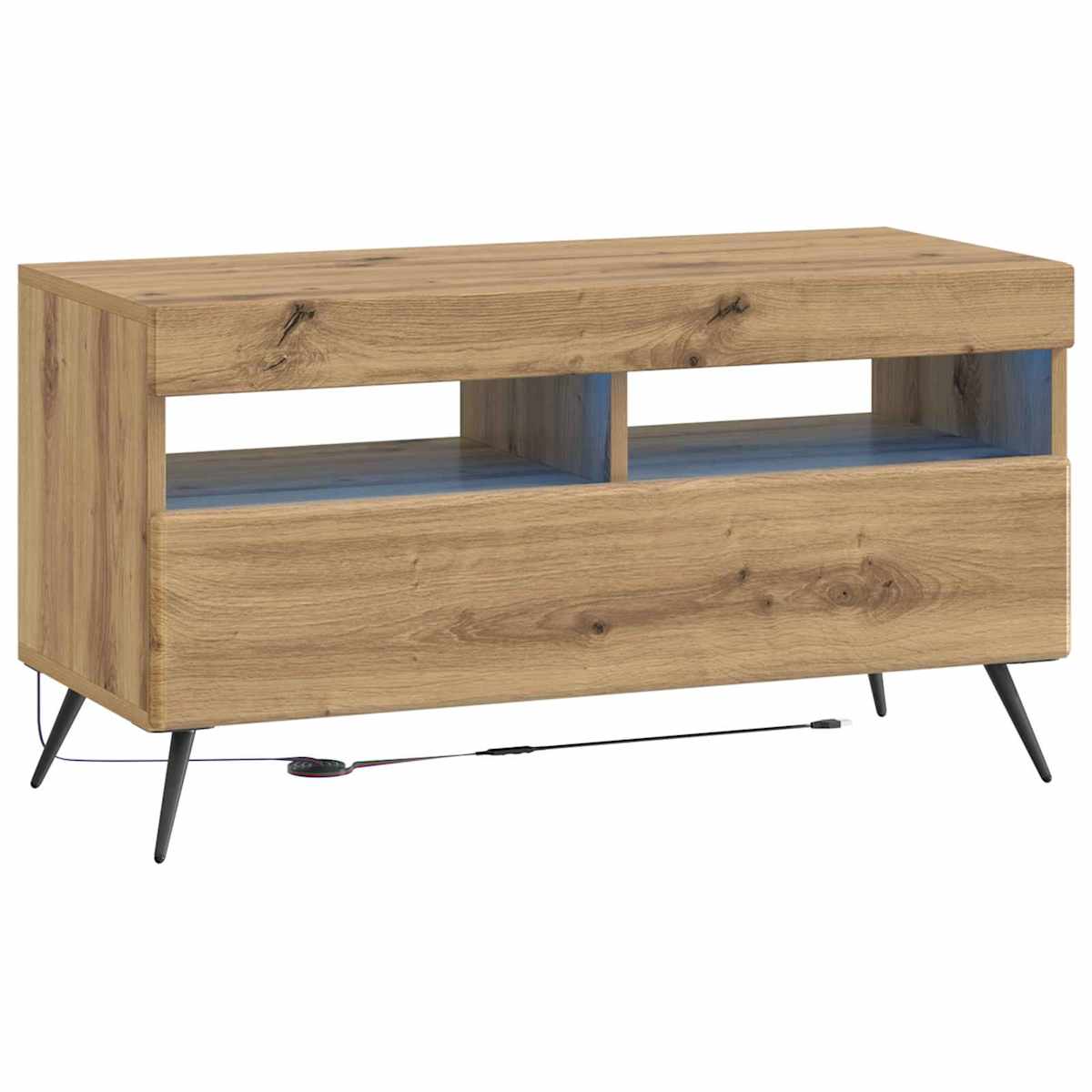 LED TV-skab BREDA 3 stk. Konstrueret træ - Billede 5