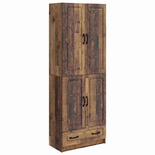 vidaXL Kapi Komplekt 2 tk Vana puit Tehispuit