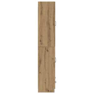 Sada skříněk 2 pcs Dub artisan Kompozitní dřevo - obrázek 5