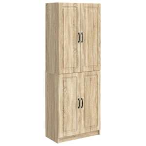 Sada skříněk 2 pcs Dub sonoma Kompozitní dřevo