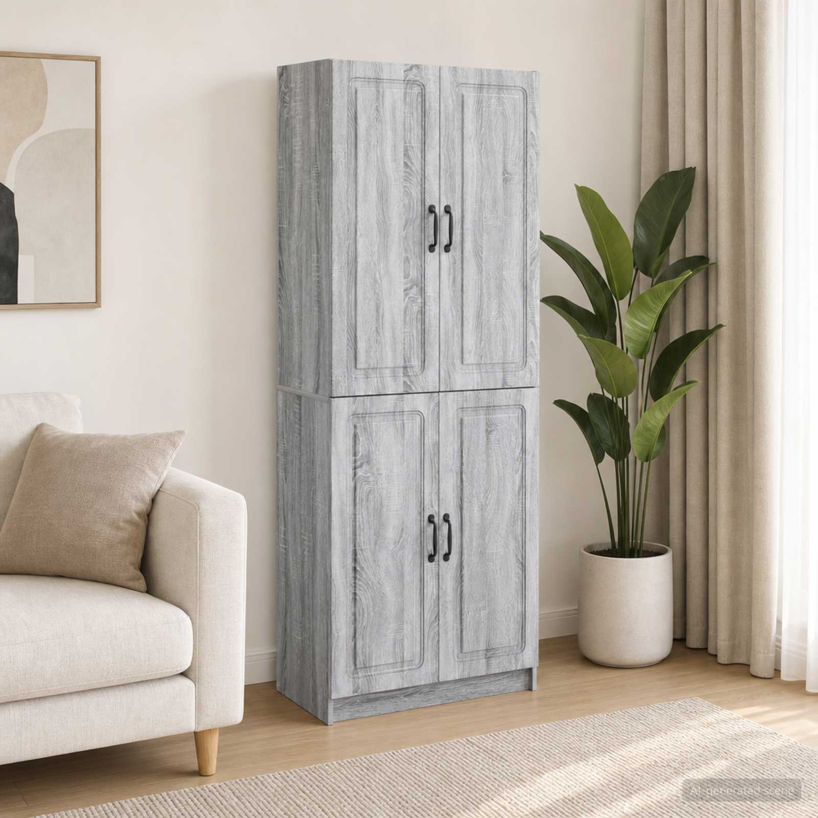 Kastenset 2 pcs Bewerkt hout – afbeelding 1