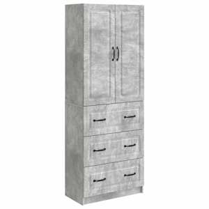 Sada skříněk 2 pcs Betonově šedá 66 x 34,5 x 87 cm - obrázek 1