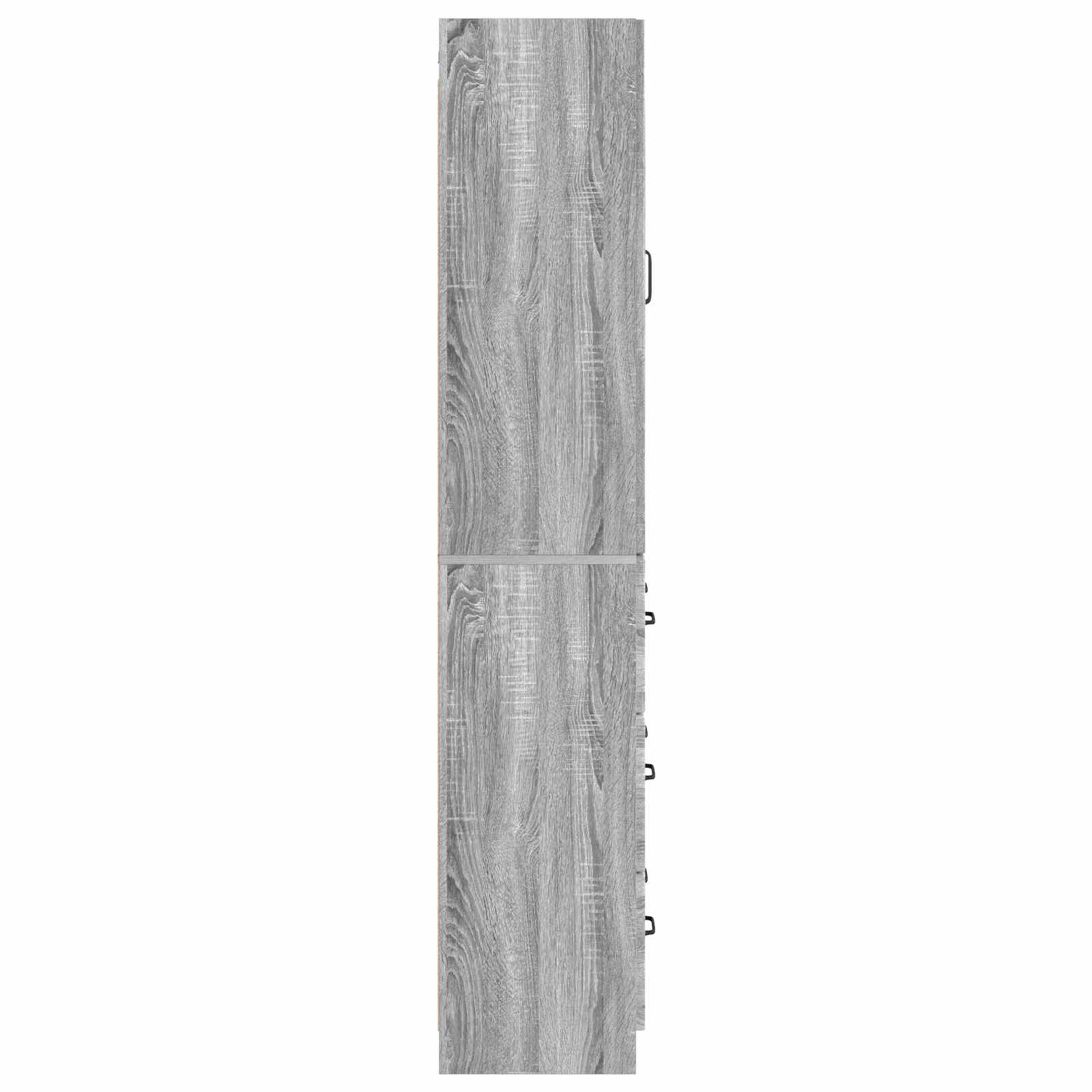 Kaappisarja 2 pcs Harmaa Sonoma 66 x 34,5 x 87 cm Tekninen puu - Image 5