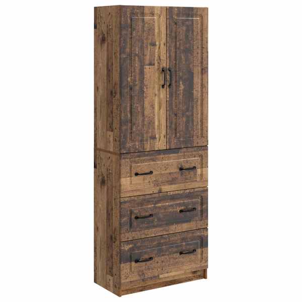 vidaXL Kapi Komplekt 2 tk 66 x 34,5 x 87 cm Tehispuit Vana puit