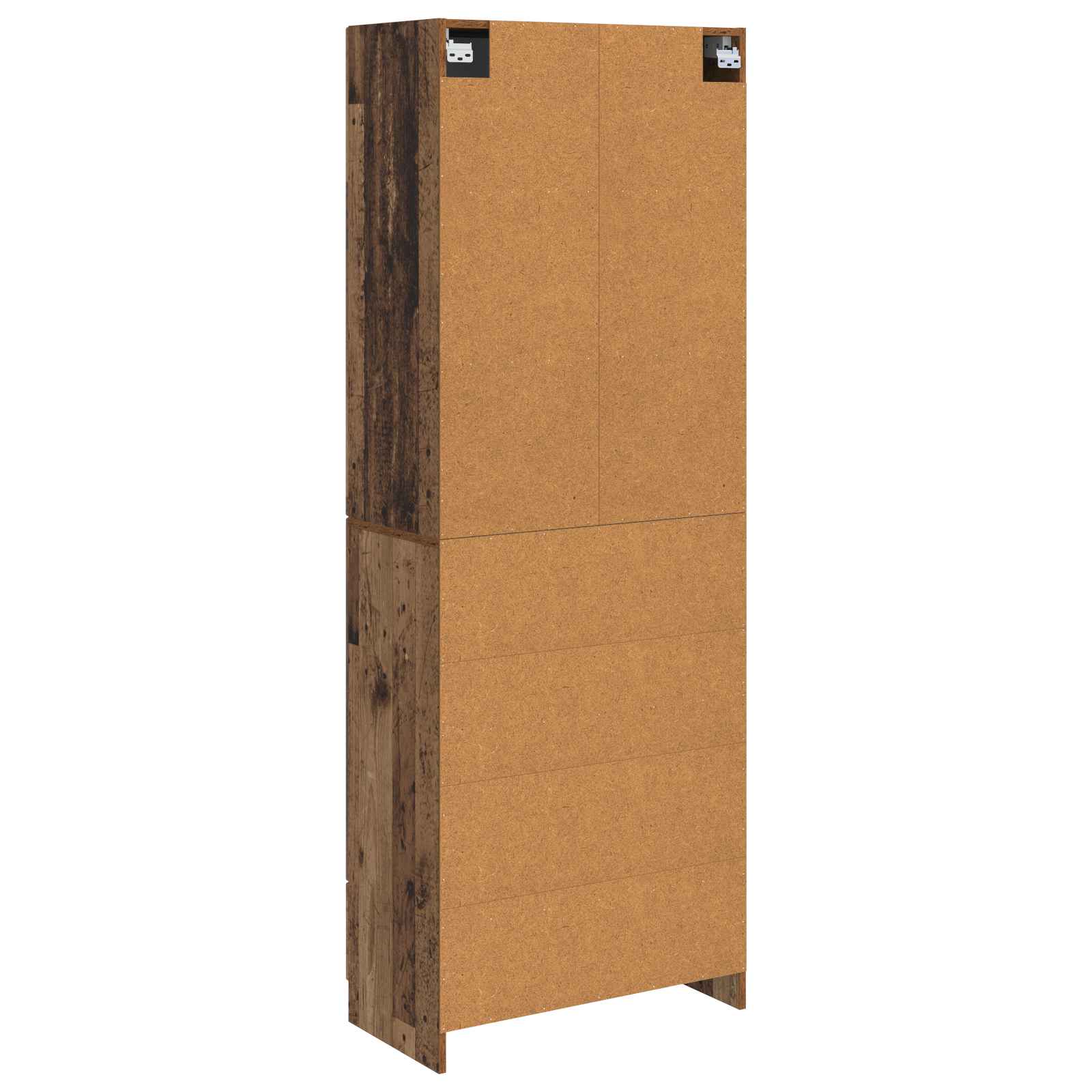 Kaappisarja 2 pcs Vanha puu 66 x 34,5 x 87 cm Tekninen puu - Image 6