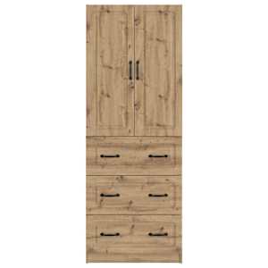 Sada skříněk 2 pcs Dub artisan 66 x 34,5 x 87 cm - obrázek 4