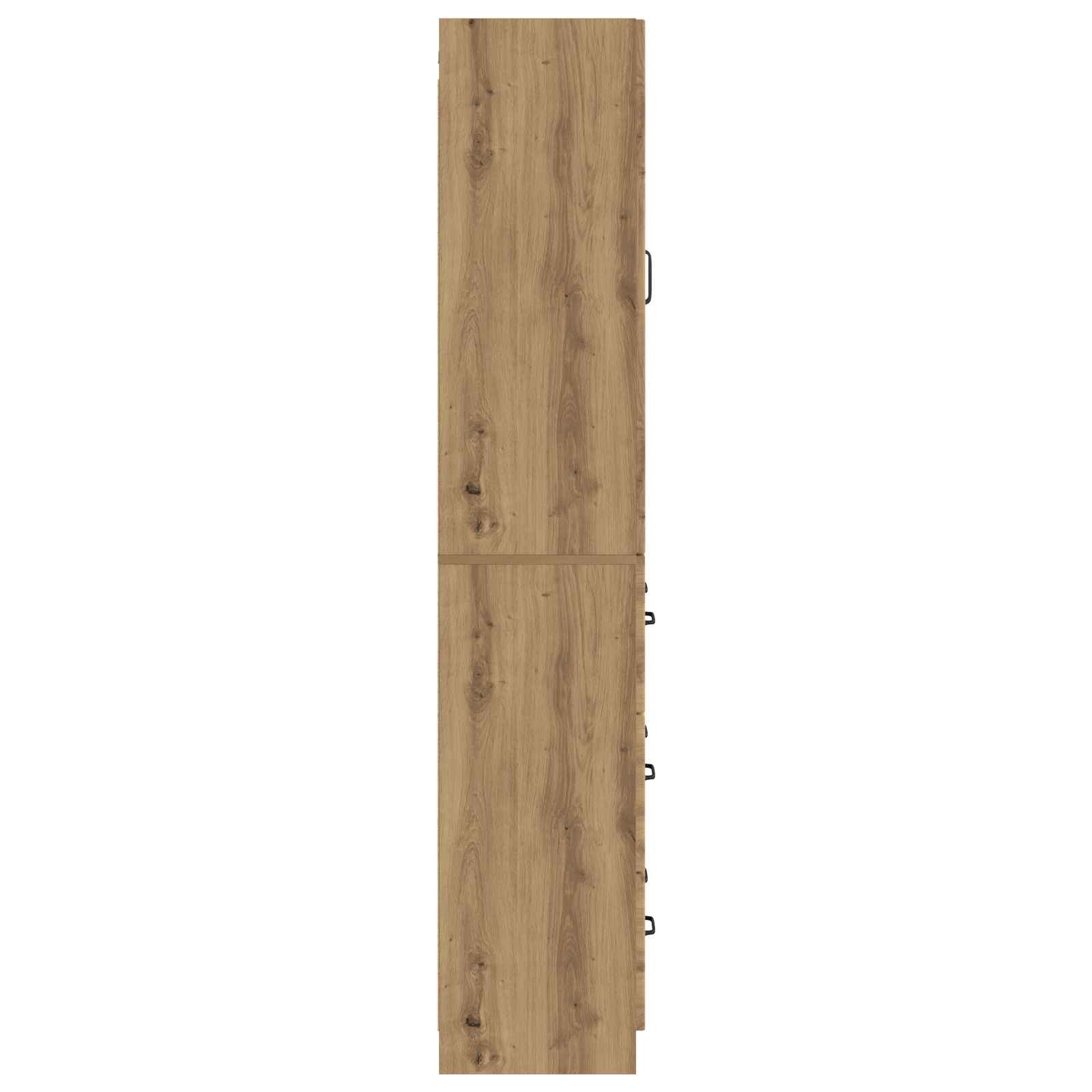 Kaappisarja 2 pcs Artisaanitammi 66 x 34,5 x 87 cm Tekninen puu - Image 5