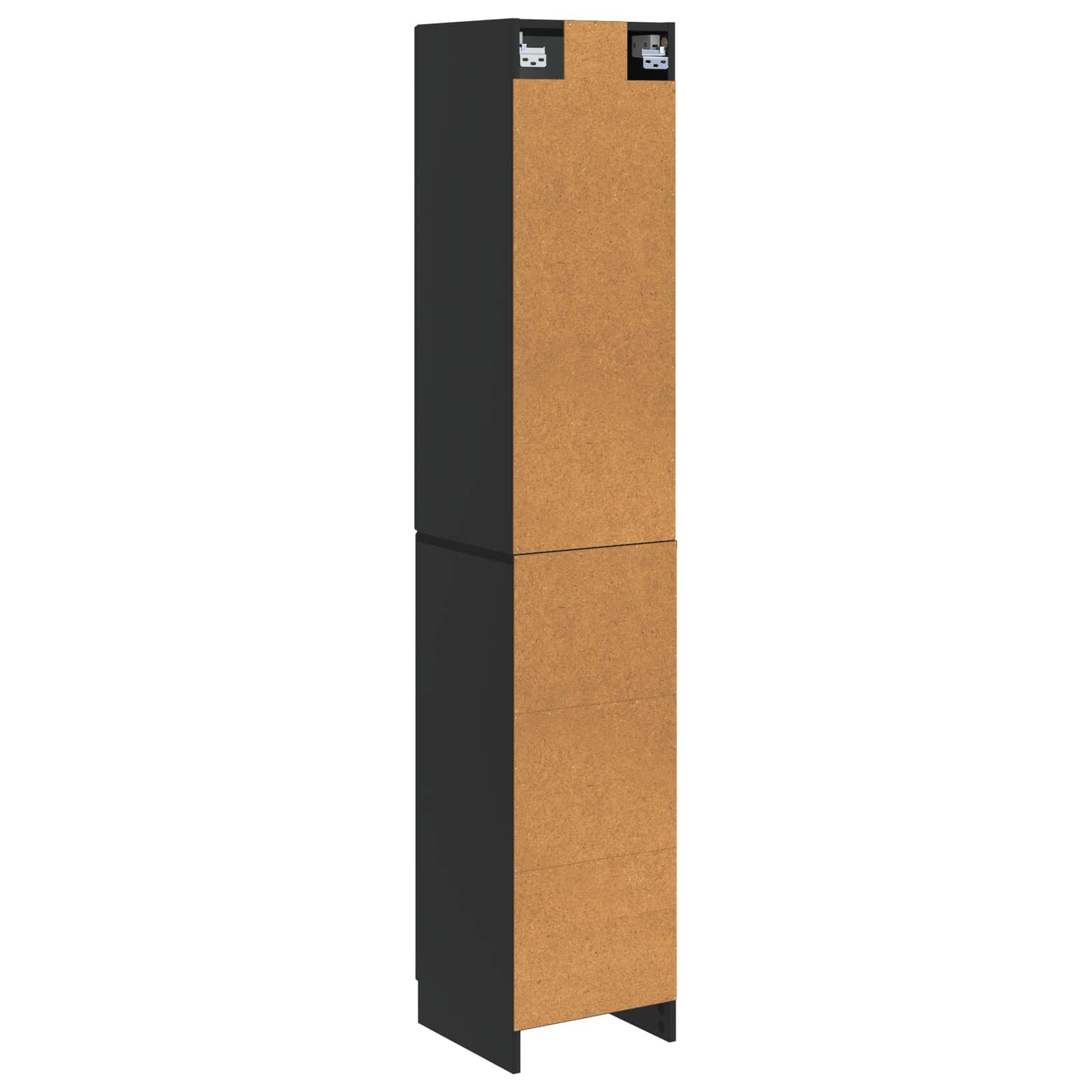 Kaappisarja 2 pcs Musta 33 x 34,5 x 87 cm Tekninen puu - Image 6