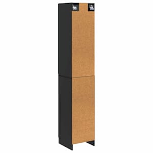 Sada skříněk 2 pcs Černá 33 x 34,5 x 87 cm Kompozitní dřevo - obrázek 6