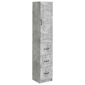 Sada skříněk 2 pcs Betonově šedá 33 x 34,5 x 87 cm - obrázek 1