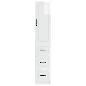 Sada skříněk 2 pcs Bílá s vysokým leskem 33 x 34,5 x 87 cm - obrázek 4