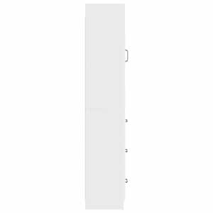 Sada skříněk 2 pcs Bílá s vysokým leskem 33 x 34,5 x 87 cm - obrázek 5