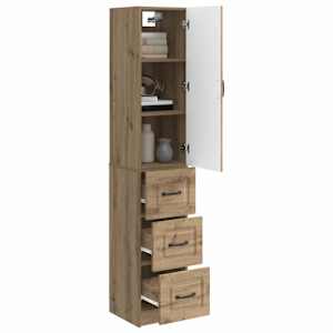 Sada skříněk 2 pcs Dub artisan 33 x 34,5 x 87 cm - obrázek 2