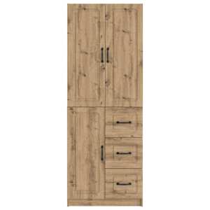 Sada skříněk 2 pcs Dub artisan Kompozitní dřevo - obrázek 4