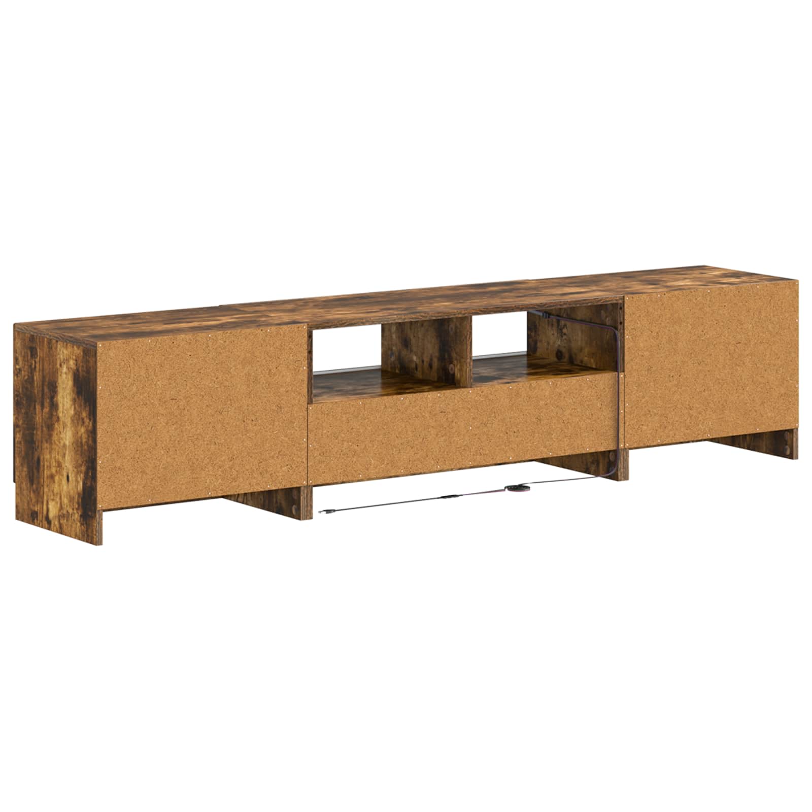 5 osan LED TV-kaappi UTRECHT 3 kpl Savutammi Tekninen puu - Image 6