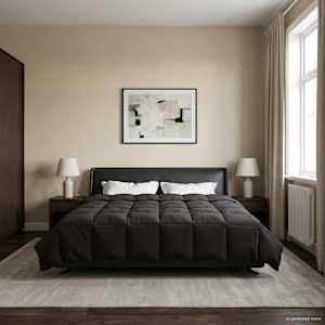 Poletna odeja Šonerisan Antracit 220 x 260 cm Mikrovlakna