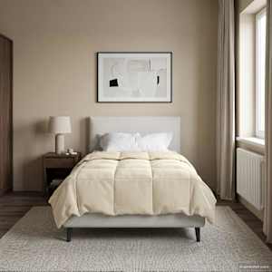 Poletna odeja Šonerisan krema 140 x 220 cm Mikrovlakna