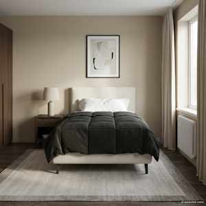 Polna celoletna prevleka Antracit 135 x 220 cm Mikrovlakna