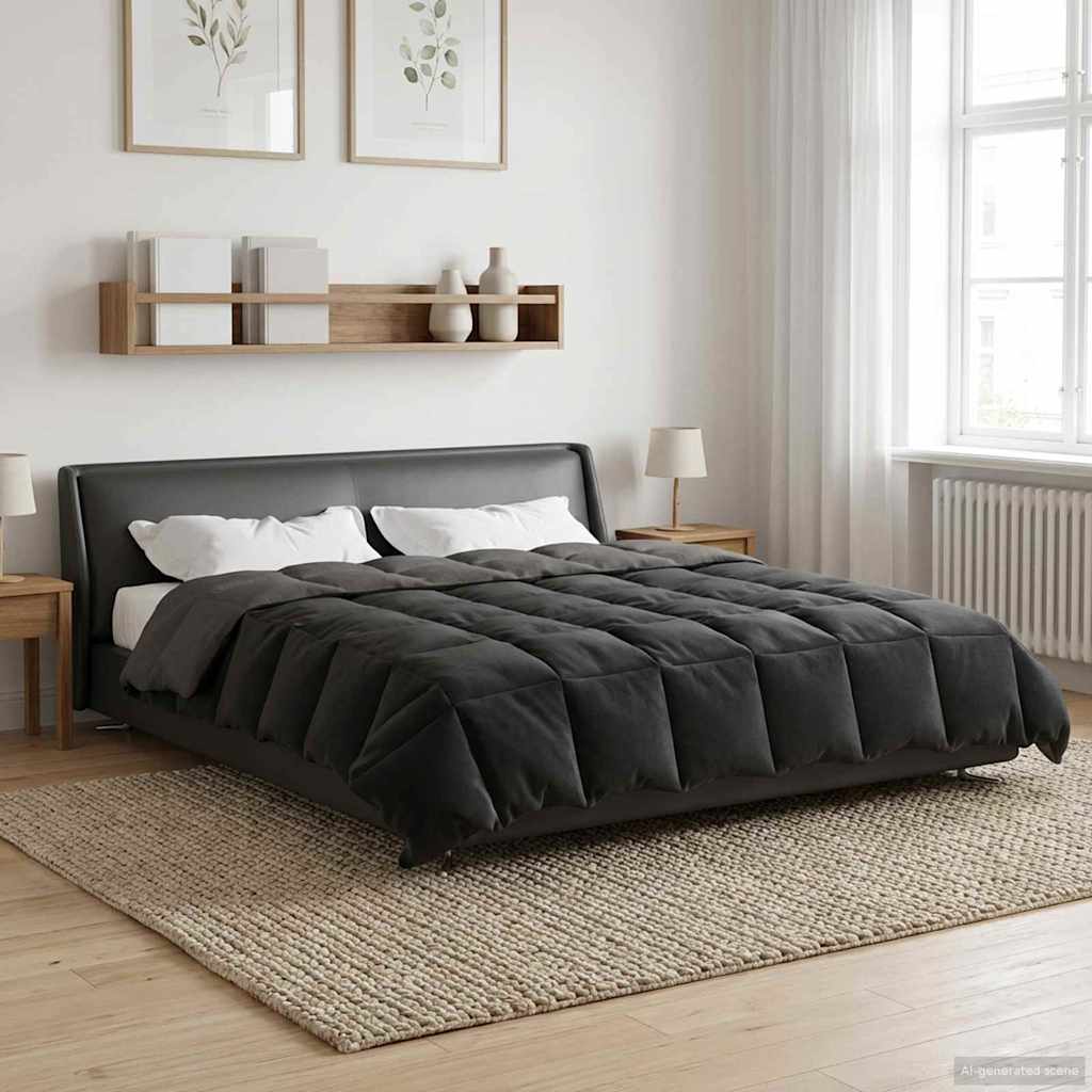 Κουβέρτα ολόκληρου του χρόνου Ανοιχτό γκρι 200 x 240 cm - Image 4