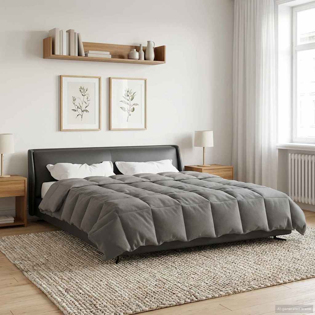 vidaXL Helårs dyne 220 x 260 cm 4 årstider Mikrofiber (100% polyester)