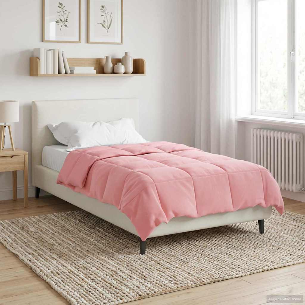 Vol jaar dekbed Gekwilt Roze 140 x 200 cm Microfiber image 4