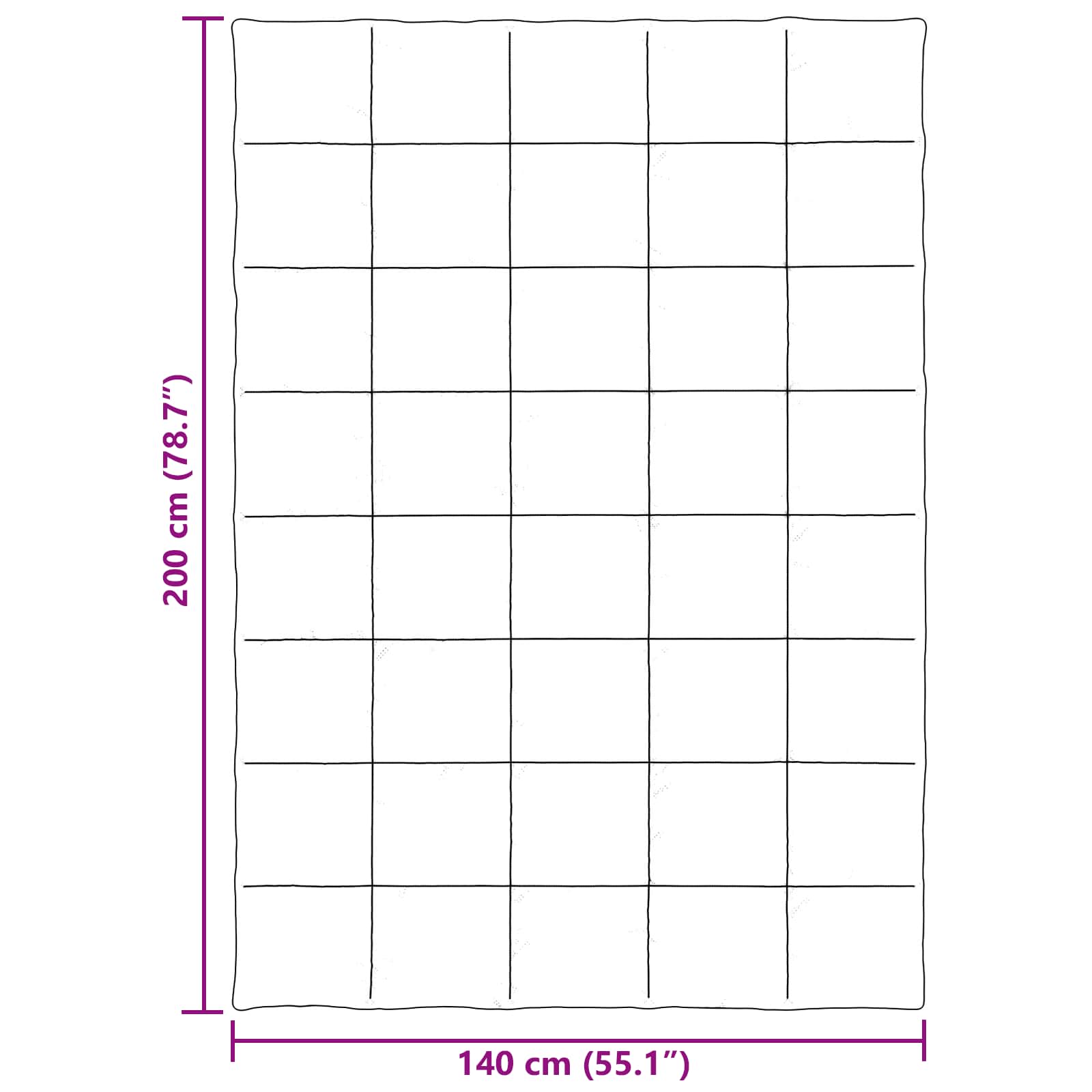 Vol jaar dekbed Gekwilt Roze 140 x 200 cm Microfiber image 10