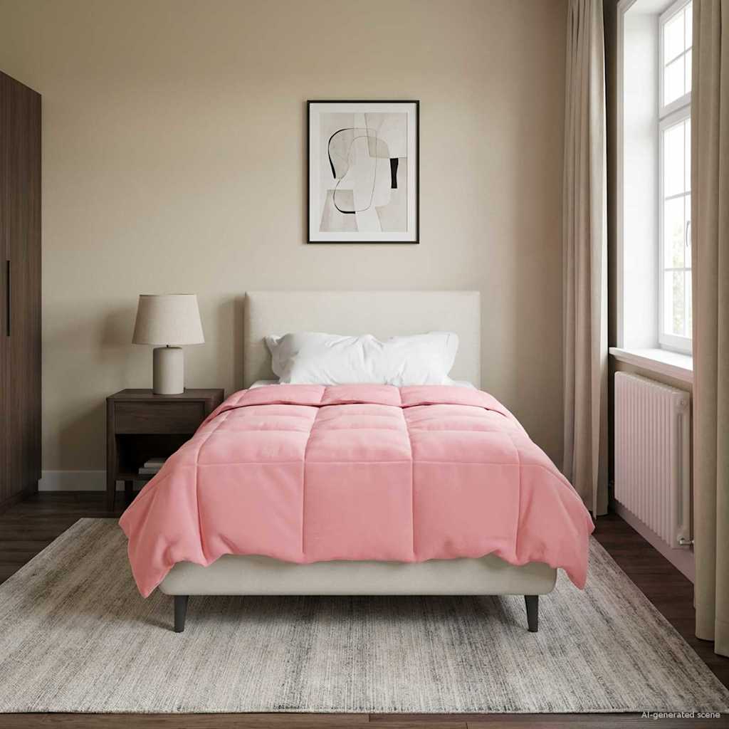 Vol jaar dekbed Gekwilt Roze 155 x 200 cm Microfiber image 4