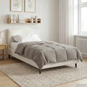 Polna celoletna prevleka Zelena 135 x 200 cm Mikrovlakna