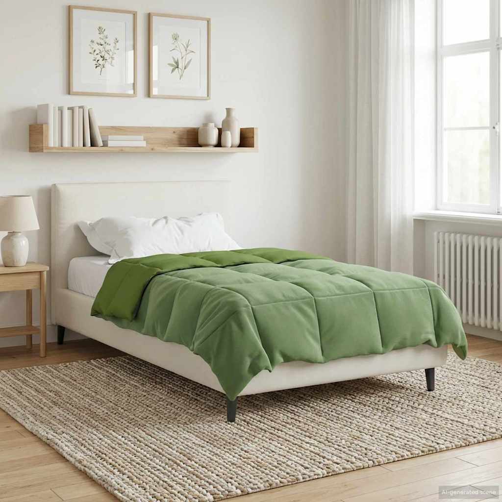 vidaXL Helårs dyne 140 x 220 cm 4 årstider Mikrofiber (100% polyester)