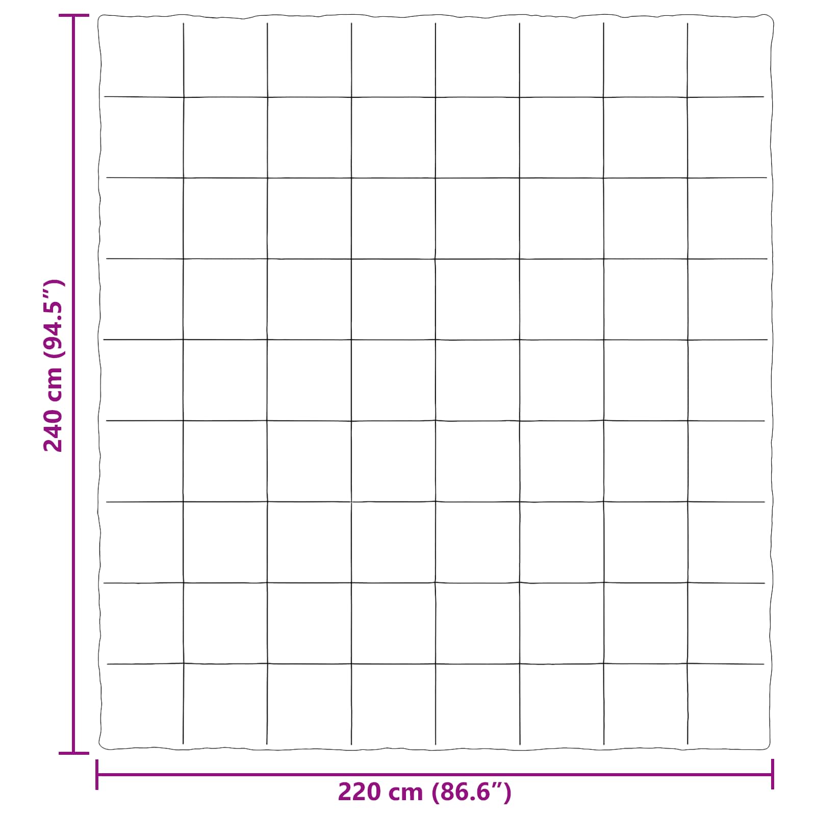 Vol jaar dekbed Gekwilt Groen 220 x 240 cm Microfiber image 10