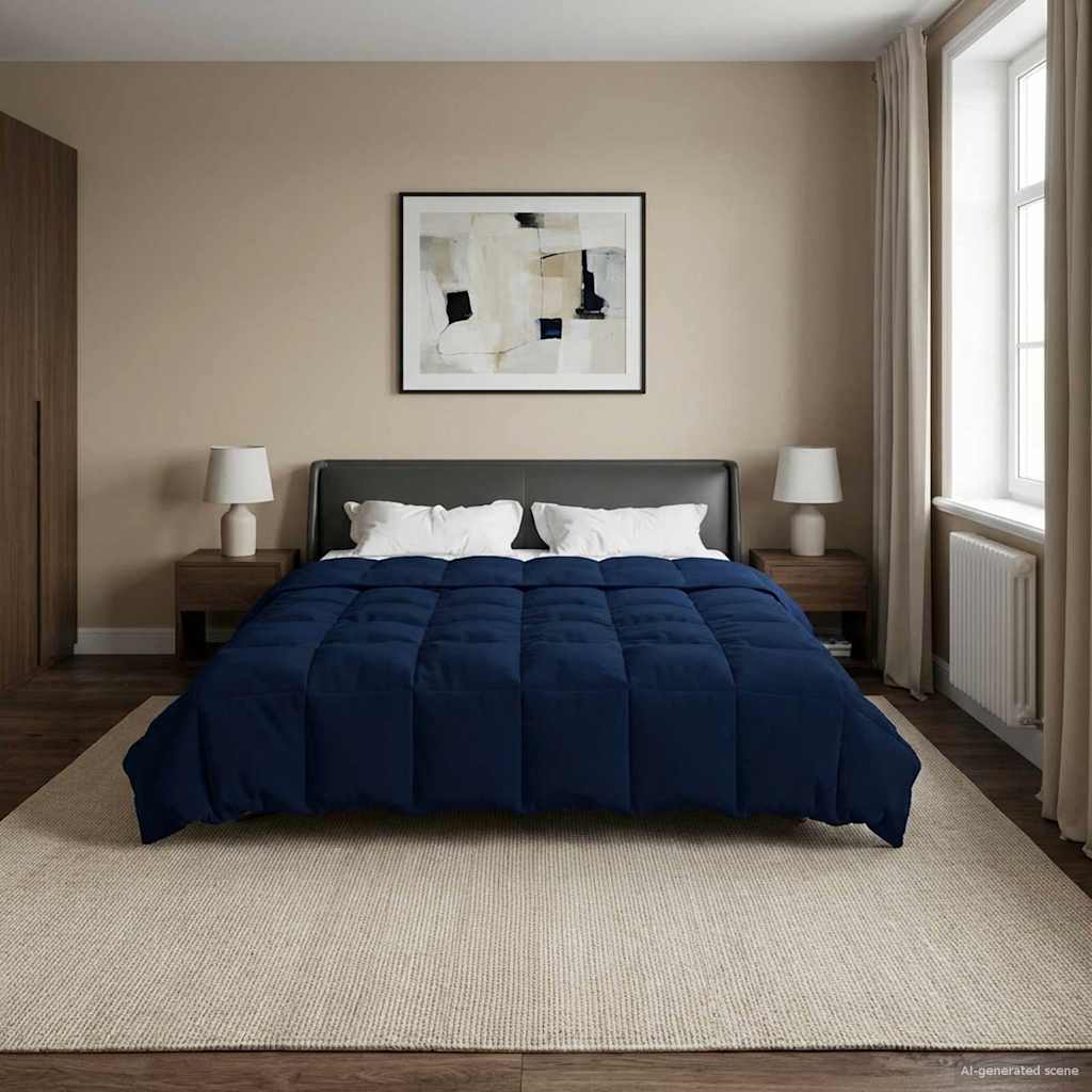 vidaXL Helårs dyne 200 x 200 cm 4 årstider Mikrofiber (100% polyester)