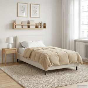 Polna celoletna prevleka krema 135 x 200 cm Mikrovlakna