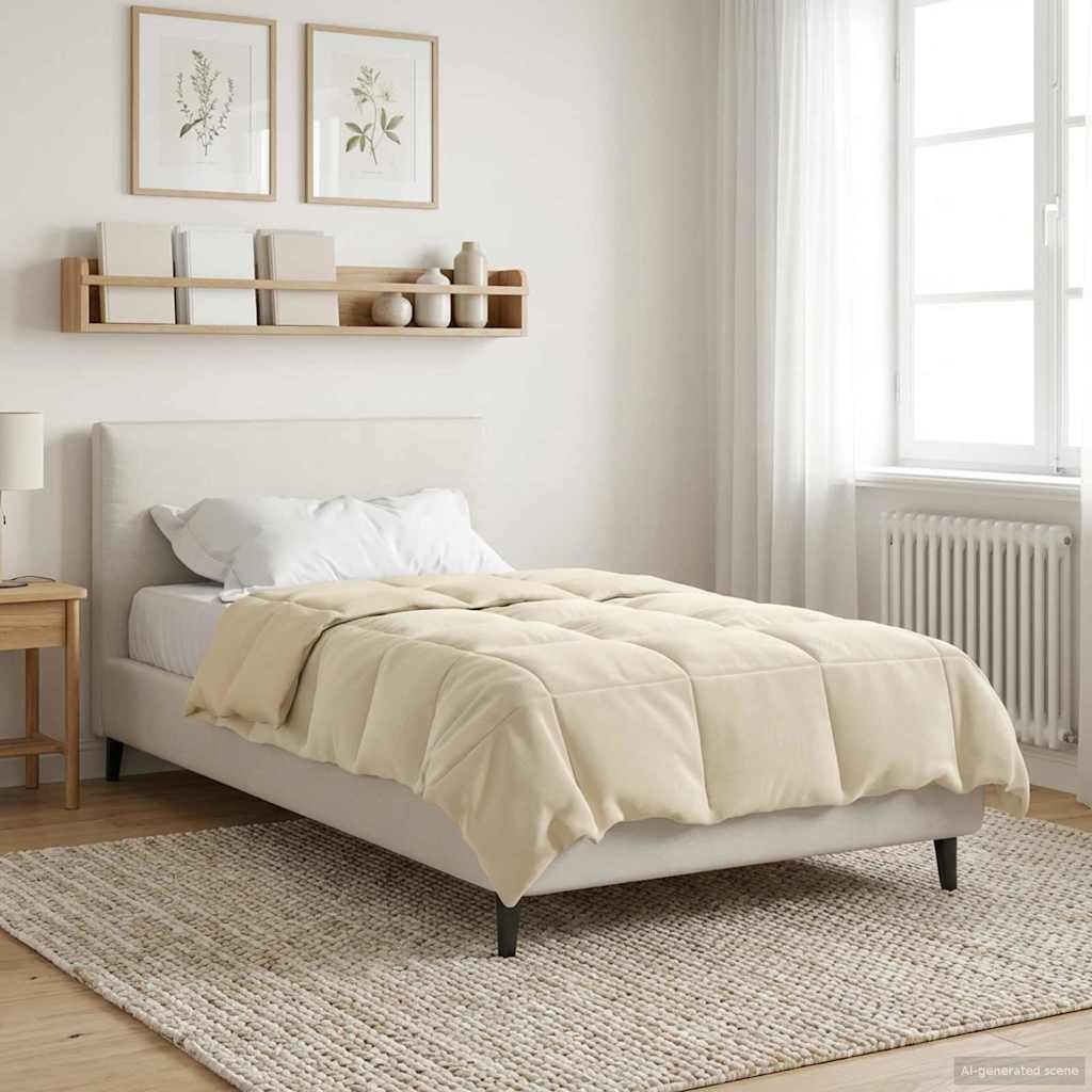 vidaXL Helårs dyne 135 x 220 cm 4 årstider Mikrofiber (100% polyester)