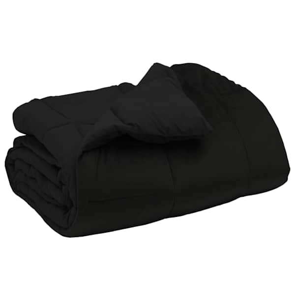 vidaXL Talve tek 140 x 220 cm Talv Mikrokiud (100% pol&uuml;ester) Must