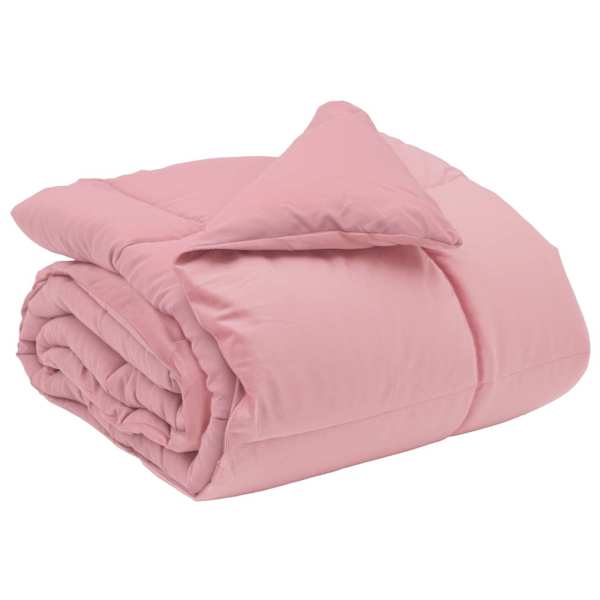 vidaXL Talve tek 140 x 200 cm Talv Mikrokiud (100% pol&uuml;ester) Roosa