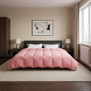 Zimska posteljnina Šonerisan Roza 200 x 200 cm Mikrovlakna