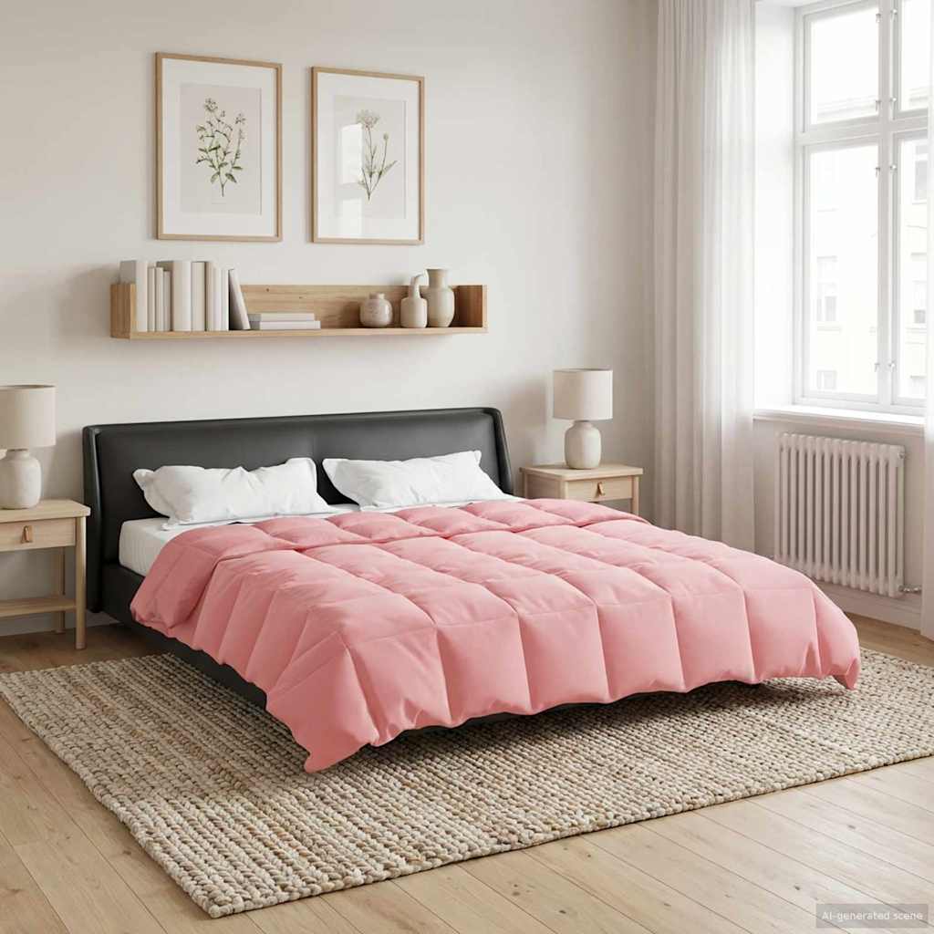 Winter Dekbed Gekwilt Roze 200 x 240 cm Microfiber image 4