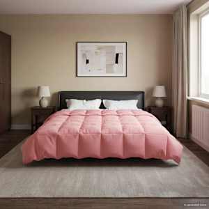 Zimska posteljnina Šonerisan Roza 200 x 240 cm Mikrovlakna